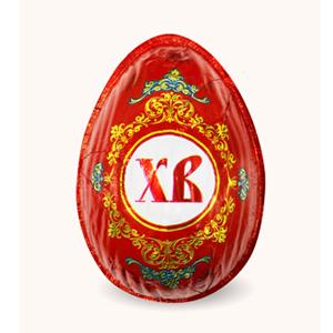 Шоколадное яйцо Золотое правило пасхальное хв с сюрпризом 30 гр., картон