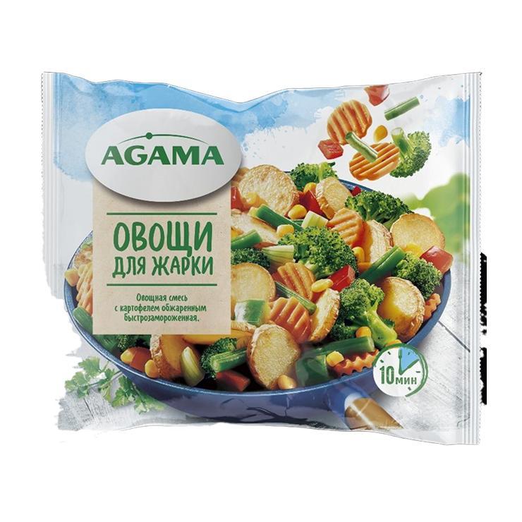 Смесь овощная Agama для жарки 400 гр., флоу-пак