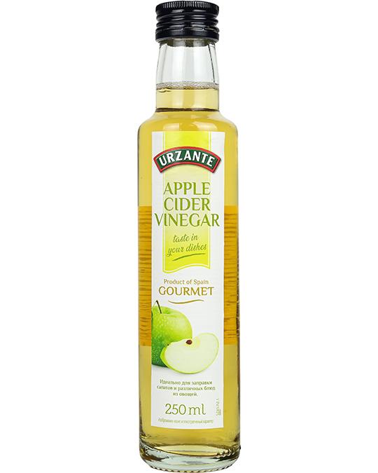 Уксус URZANTE Apple cider vinegar яблочный 250 мл., стекло