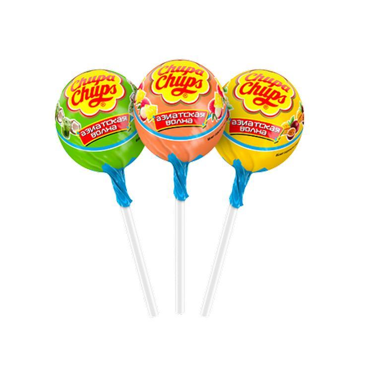 Карамель Chupa Chups азиатская волна 17 гр., обертка