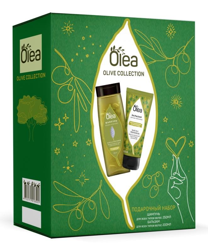 Подарочный набор Olea Olive Collection Шампунь для всех типов волос и Бальзам 400 мл., картон