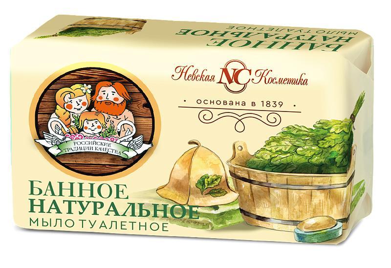 Мыло Невская Косметика Банное 180 гр., бумага