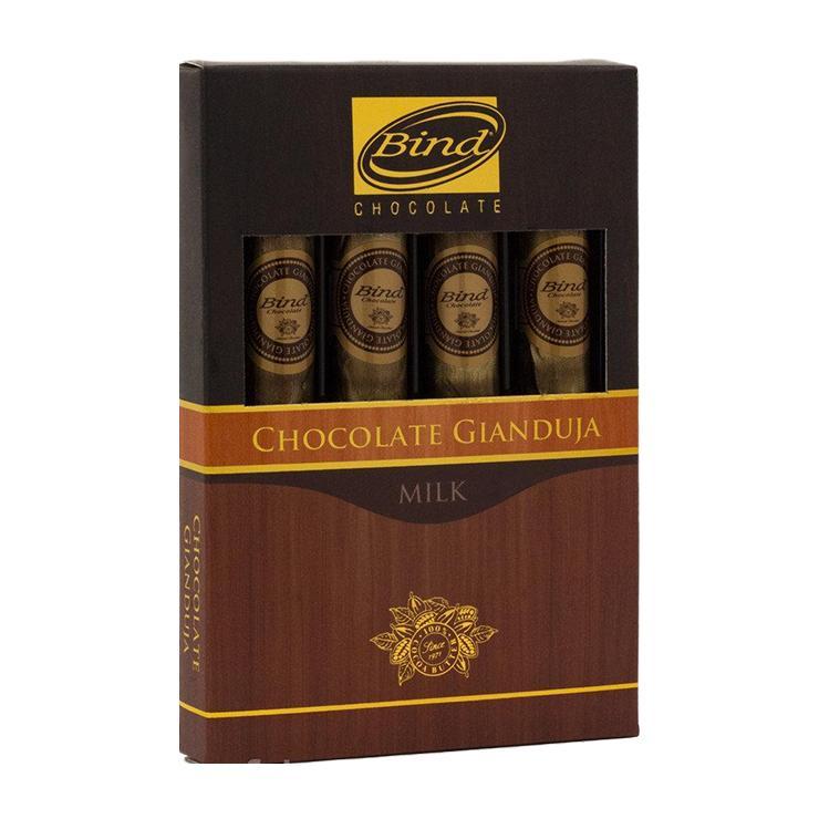 Набор Bind Шоколадные Сигары 4 штуки 100 гр., картон
