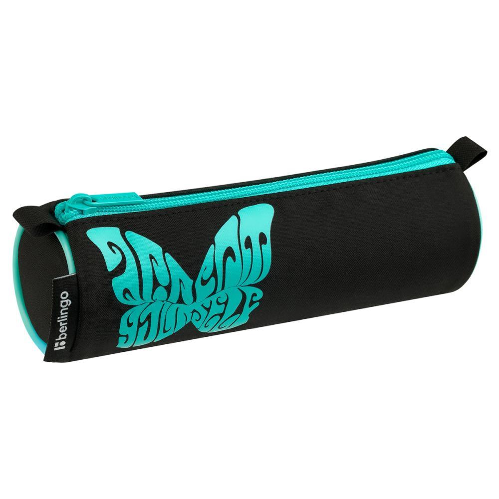 Пенал тубус Berlingo Butterfly 210х60 1 отделение полиэстер, пакет