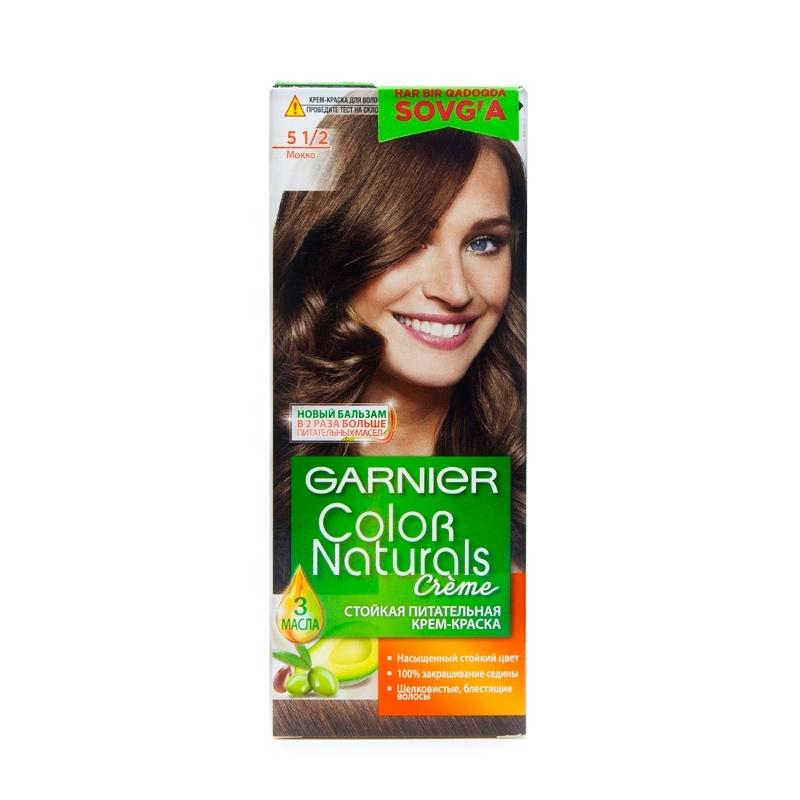 Крем-краска 5,1/2 Мокко Garnier Color Naturals, 110 мл., картон