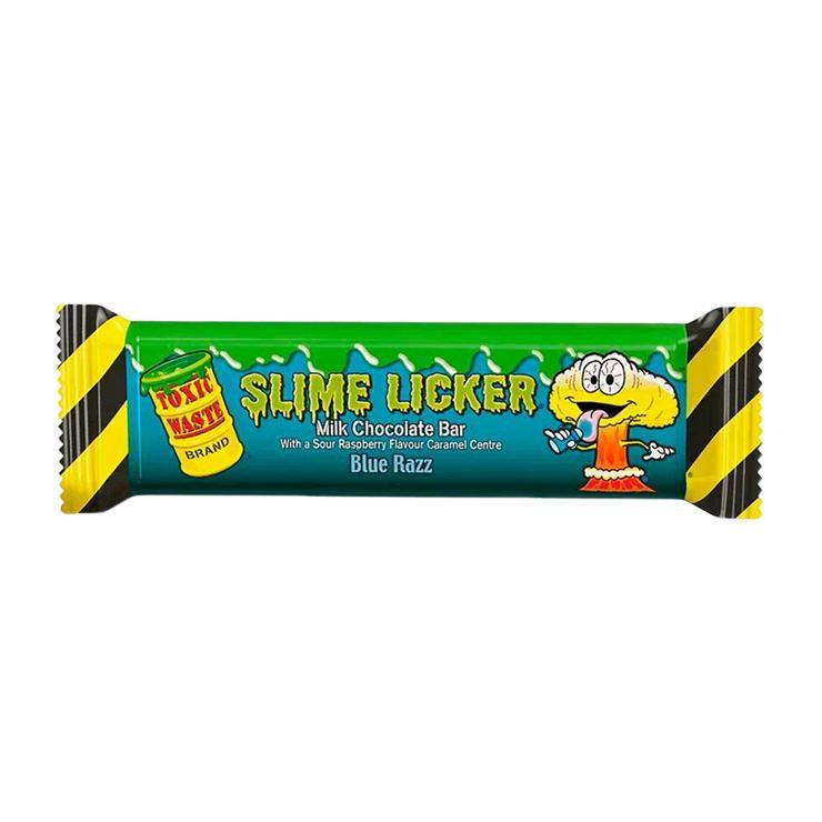 Шоколад Toxic Waste Blue Raspberry 50 гр., флоу-пак