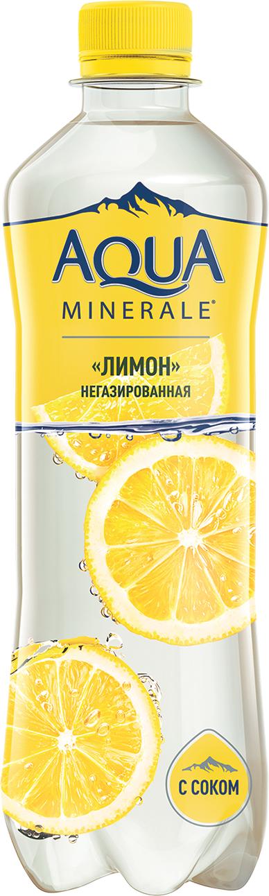 Вода негазированная Aqua Minerale лимон 500 мл., ПЭТ