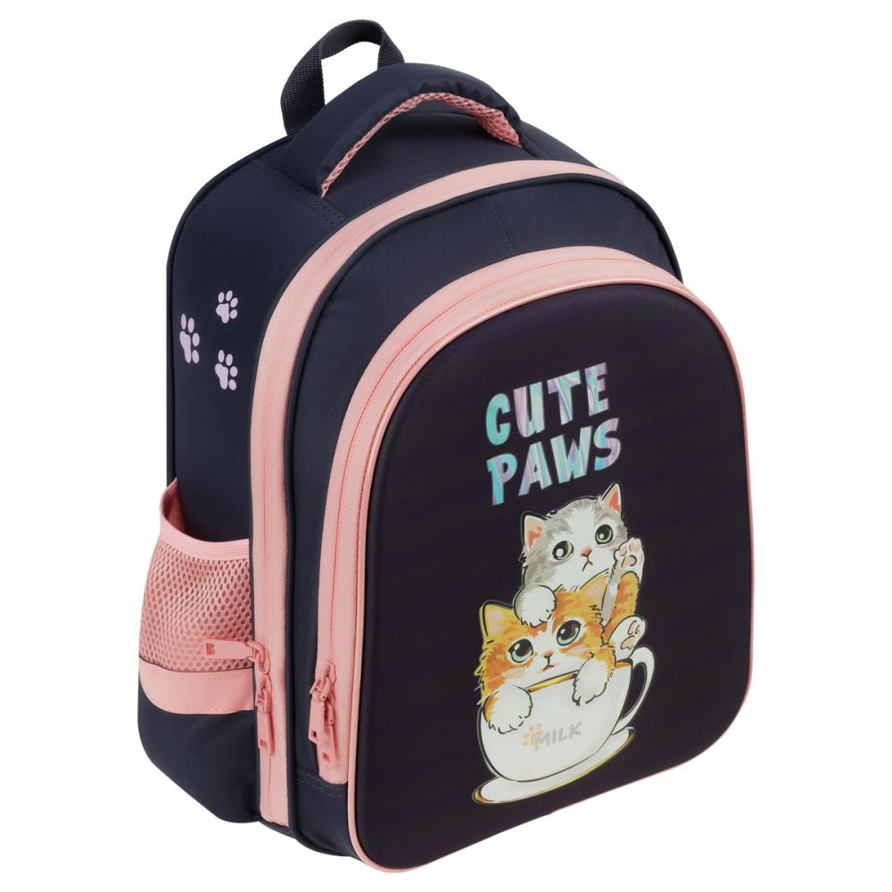 Ранец ArtSpace School Friend Light Cute Paws 35 х 29 х  12 см 2 отделения 2 кармана анатомическая спинка., пакет