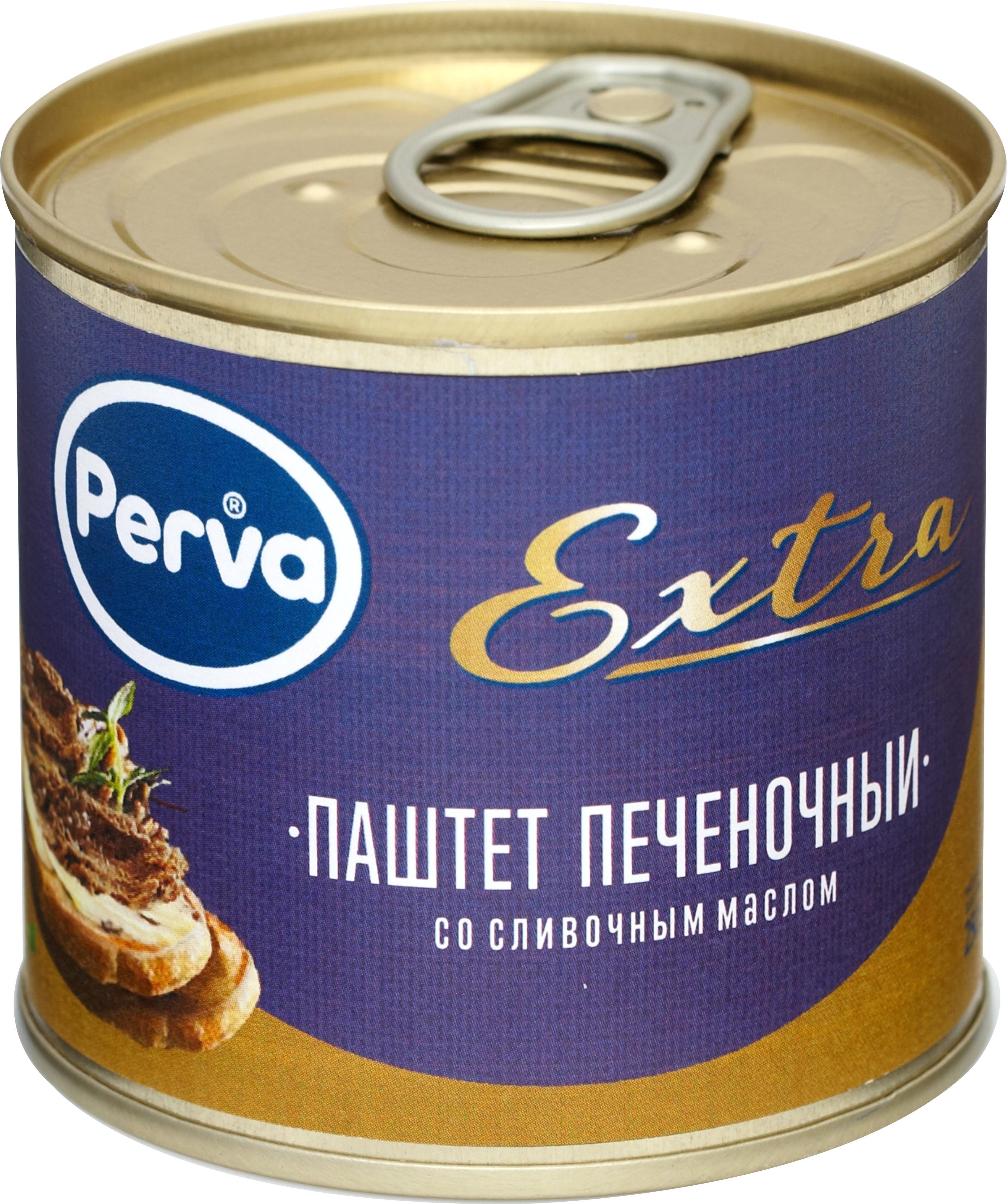 Паштет КМК Печёночный слив/масло Perva Extra, 250 гр., ж/б
