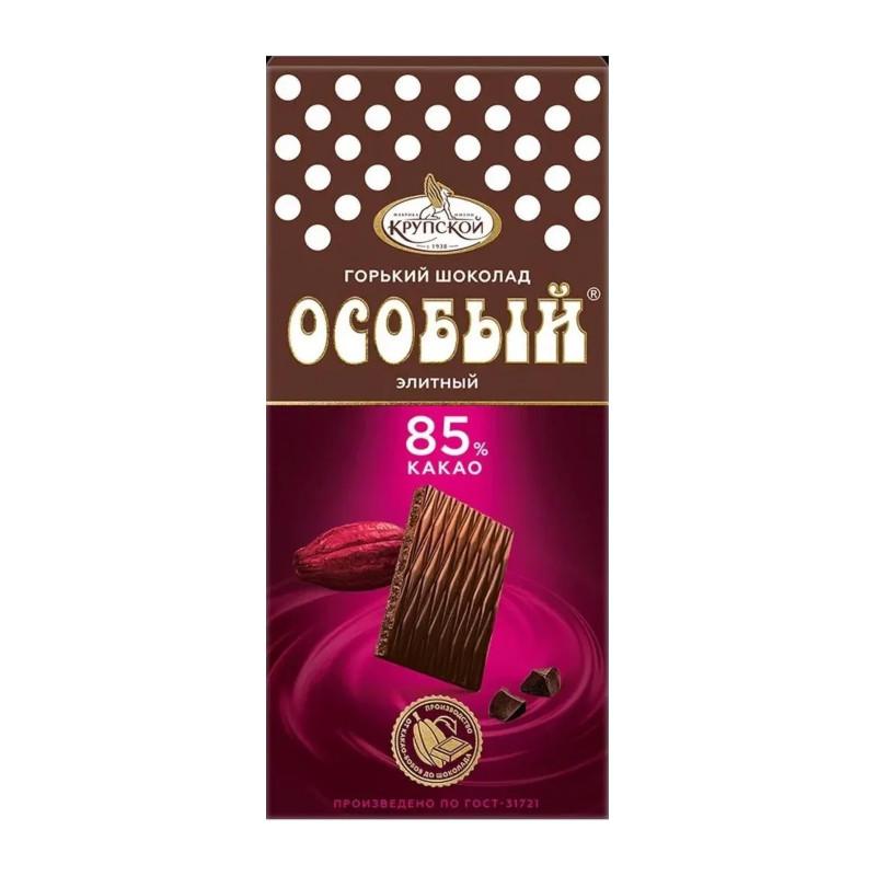 Шоколад КФ им. Крупской Особый горький 88 гр., картон