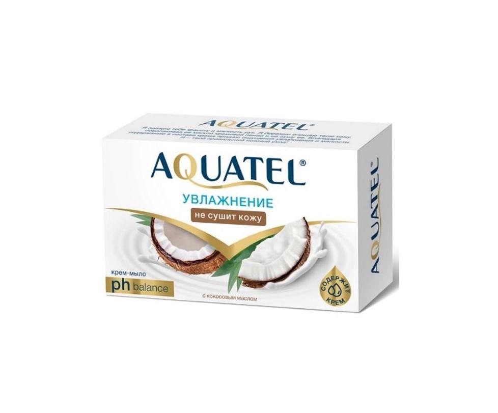 Крем-мыло Весна AQUATEL Кокосовое молочко 90 гр., картон