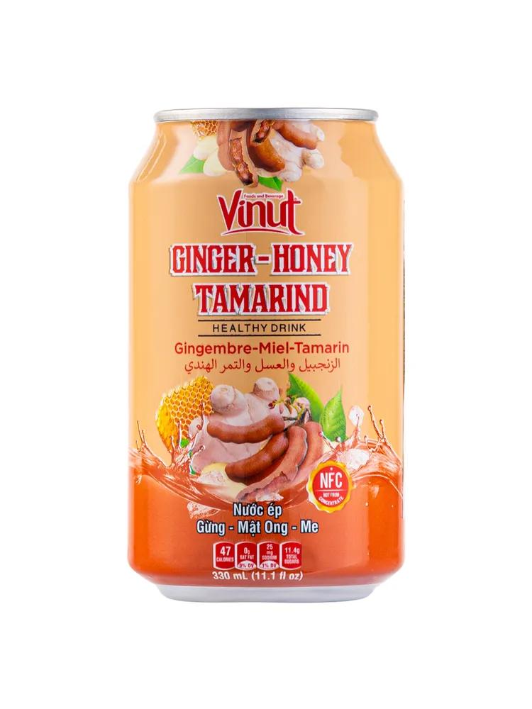 Напиток сокосодержащий Vinut Ginger-Honey Tamarind 300 мл., ж/б