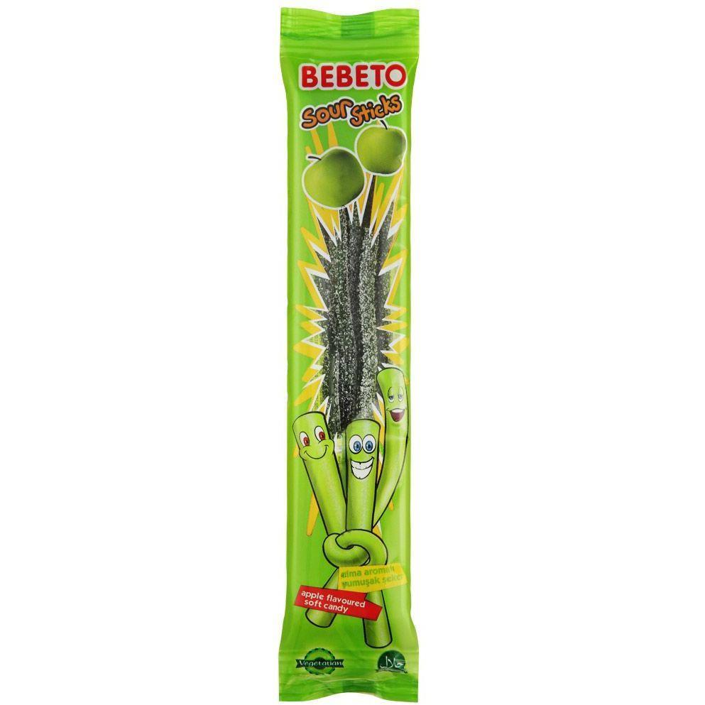 Мармелад жевательный Bebeto Sour Sticks яблоко 30 гр., флоу-пак
