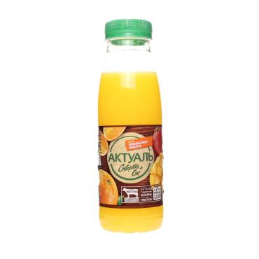 Напиток на сыворотке Актуаль апельсин-манго, 310 мл., ПЭТ