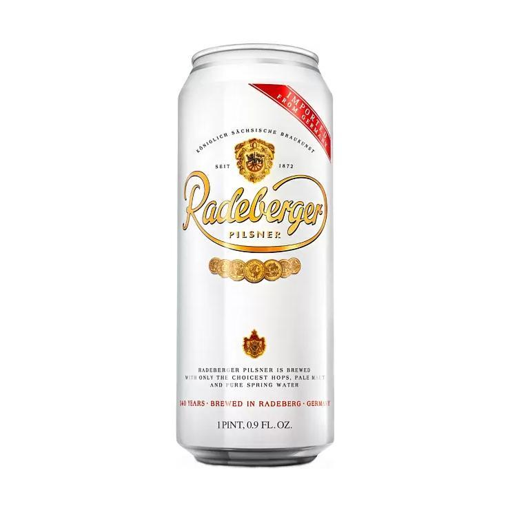 Пиво Radeberger светлое 4,8%, Radeberger, 500 мл., ж/б