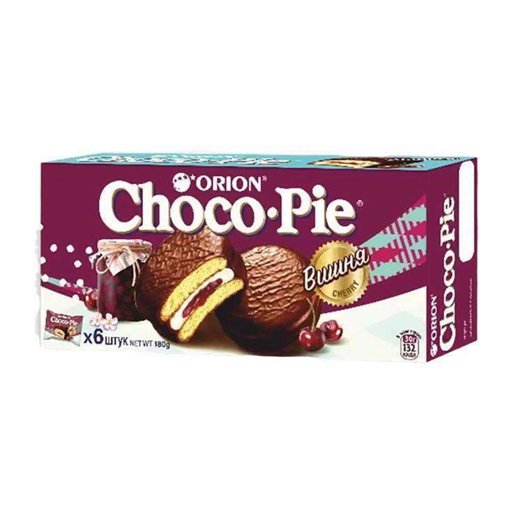Печенье Choco Pie Cherry 6 штук 180 гр., картон