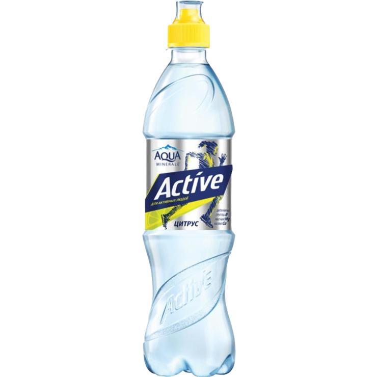 Вода негазированная Aqua Minerale Active цитрус 500 мл., ПЭТ