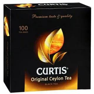 Чай черный 100 штук, Curtis Original Ceylon, 400 гр., картонная коробка