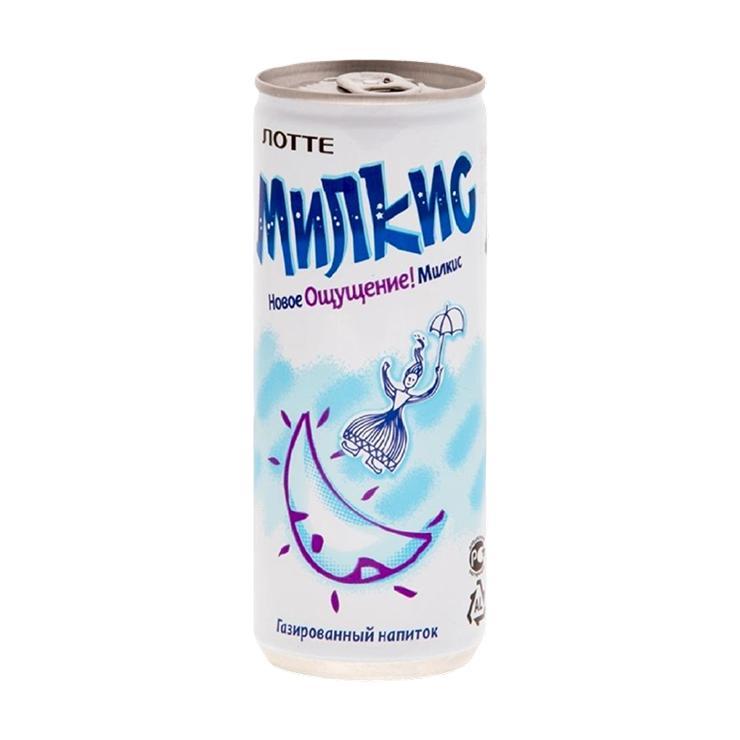 Напиток газированный Lotte Milkis 250 мл., ж/б