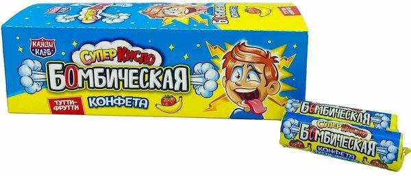 Драже Канди Клаб Бомбическая конфета тутти фрутти 15 гр., обертка