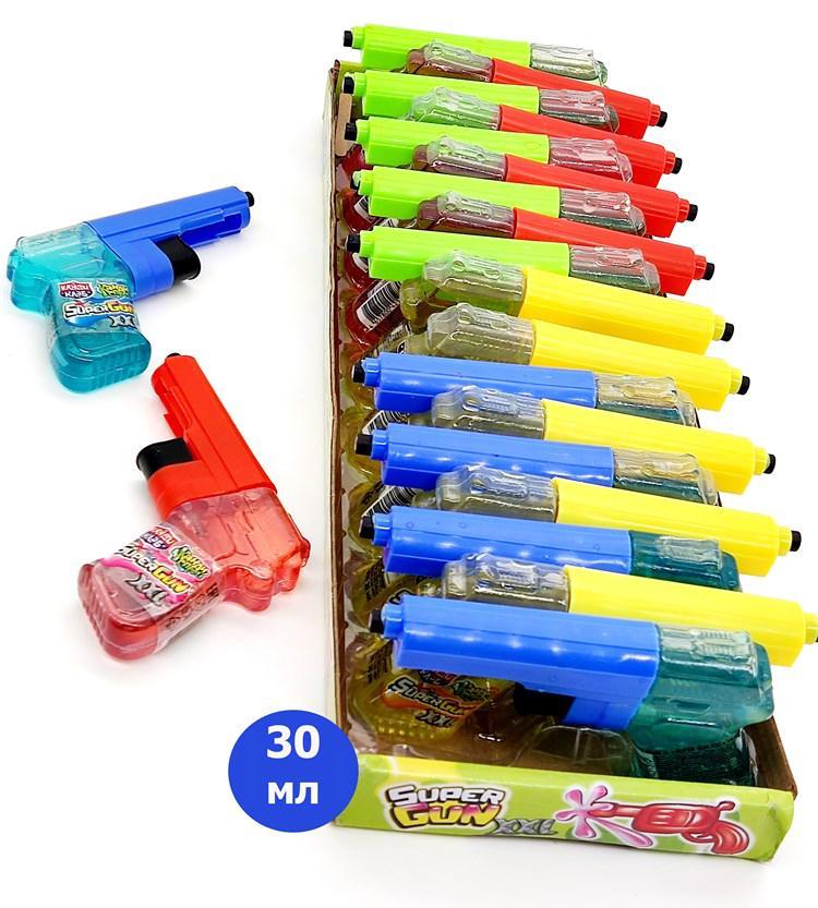 Конфета жидкая Канди Клаб Super Gun XXL ассорти 30 мл., пластик