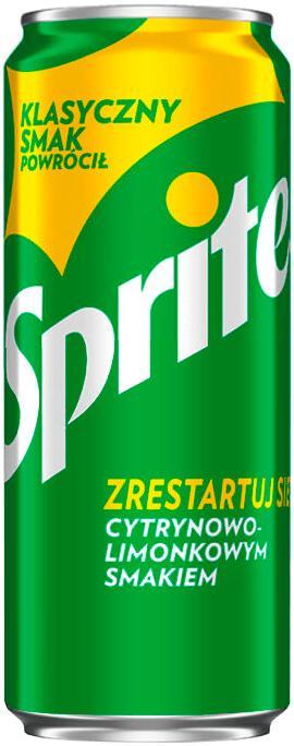 Напиток б/а газированный Sprite Польша, 330 мл., ж/б