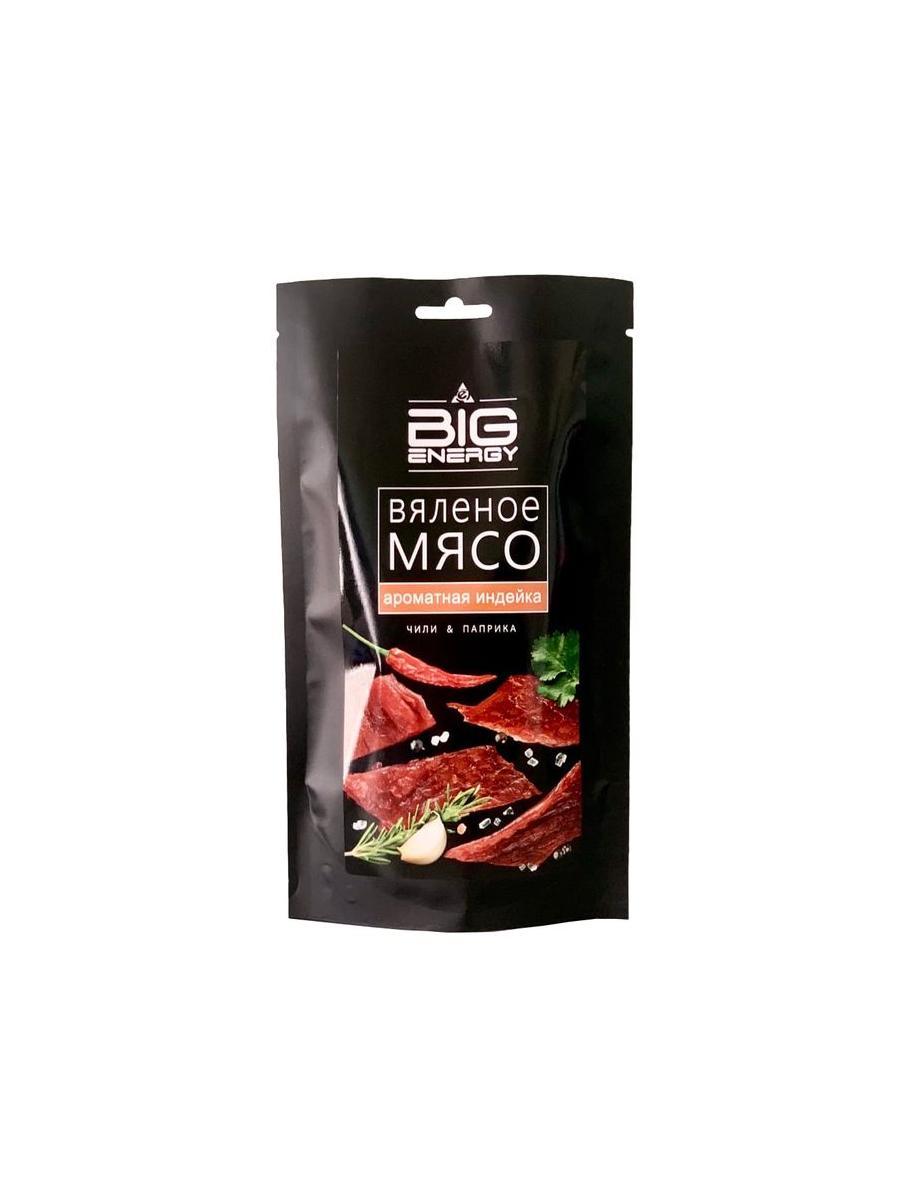 Мясо Big Energy из индейки вяленое 50 гр., дой-пак