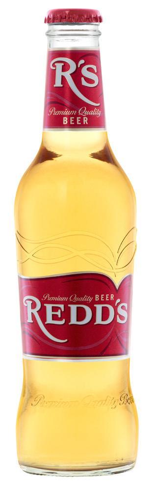 Напиток пивной Redd's светлый пастеризованный 4,5% 330 мл., стекло