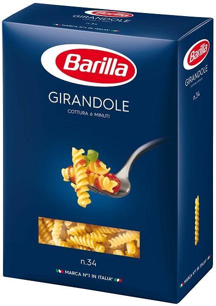 Макаронные изделия Barilla Girandole 450 гр., картон