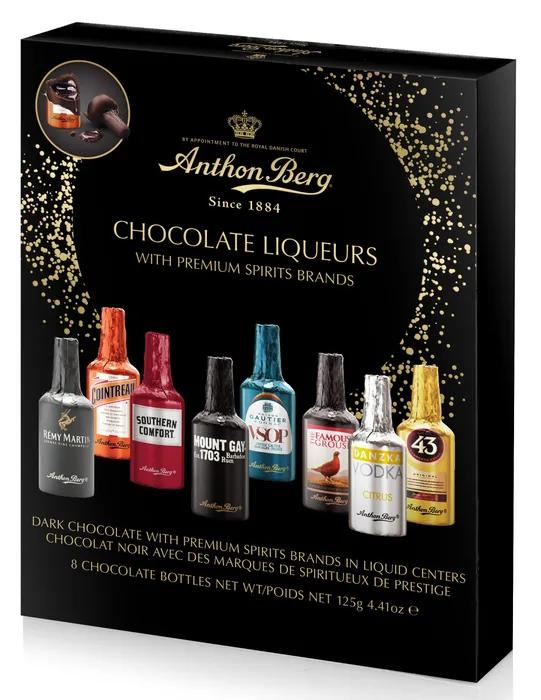 Конфеты Anthon Berg Chocolate Cocktails ассорти с алкогольными ликерными начинками 125 гр., картон