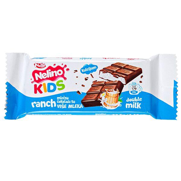 Шоколад Nelino Kids Ranch Double Milk 33,5 гр., флоу-пак