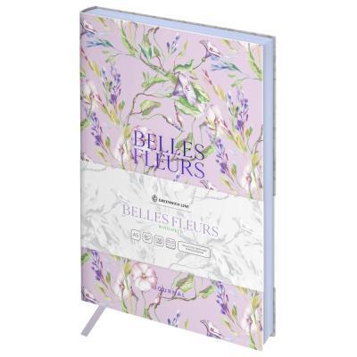 Ежедневник Greenwich Line Belles Fleurs Bindweed А5 недатированный 136 листов тонированный блок фольгированный срез кожзам., пакет