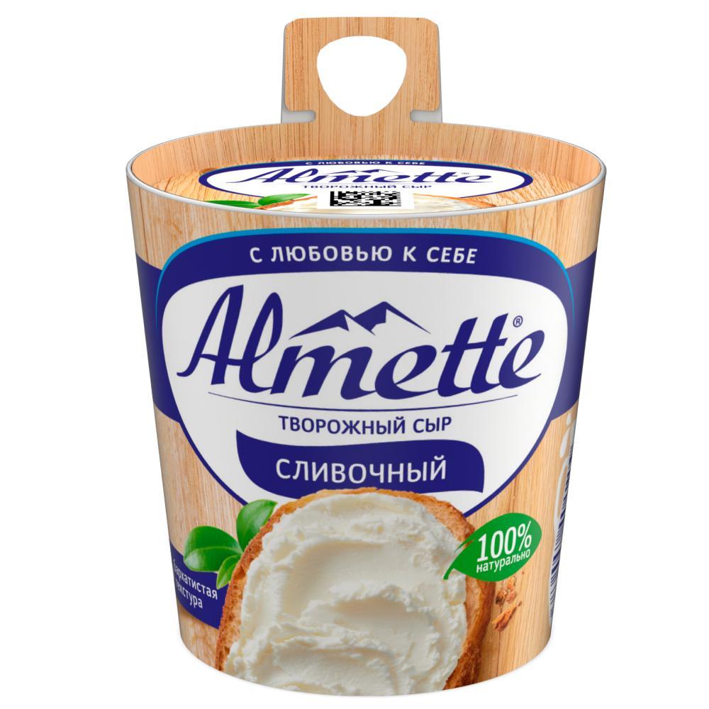 Сыр творожный Almette Сливочный, 150 гр., ПЭТ