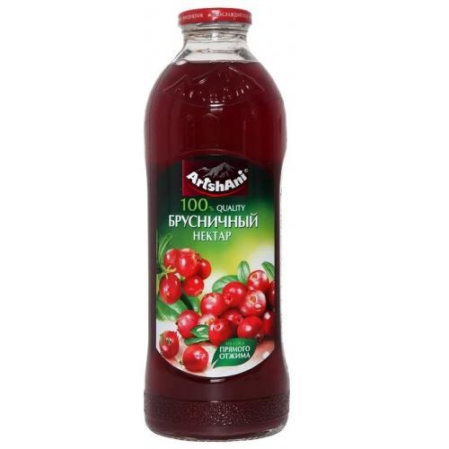 Морс ArtshAni брусника 1 л., стекло