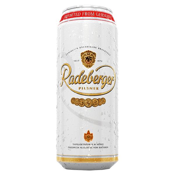 Пиво Radeberger светлое 4,8%, Radeberger, 500 мл., ж/б