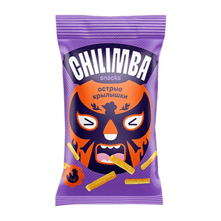 Снеки Chilimba кукурузные острые крылышки 30 гр., флоу-пак
