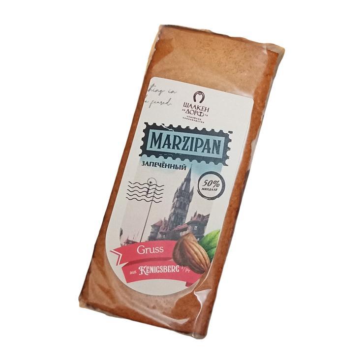 Марципановая плитка ШААКЕН ДОРФ запеченная 80 гр., пакет