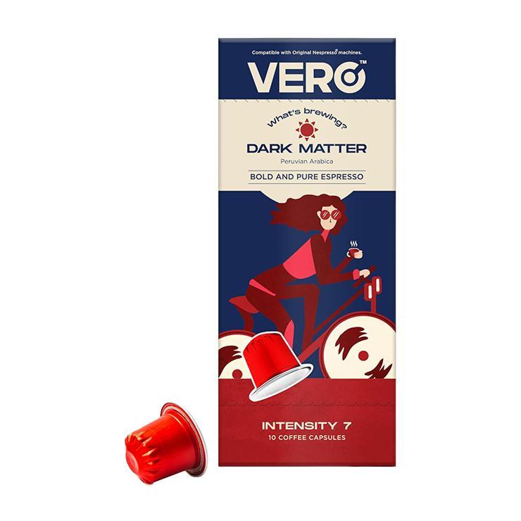 Кофе Vero Dark Matter Colombia молотый в капсулах 10 шт. 56 гр., картон