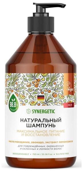 Шампунь Synergetic Максимальное питание и восстановление, 750 мл., флакон
