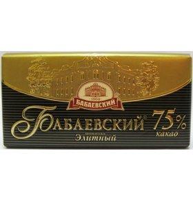 Шоколад Бабаевский элитный какао 75% 100 гр., обертка