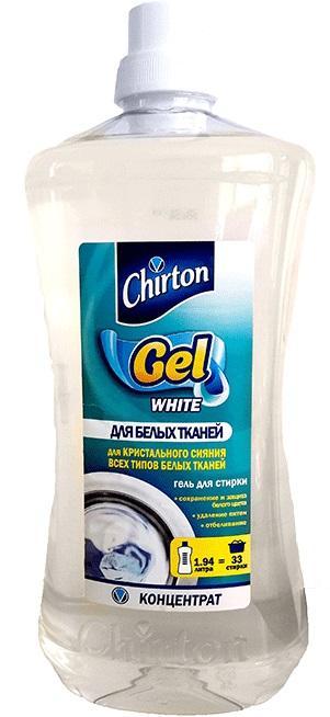 Гель для стирки Chirton White Автомат для белых тканей 1,94 л., ПЭТ