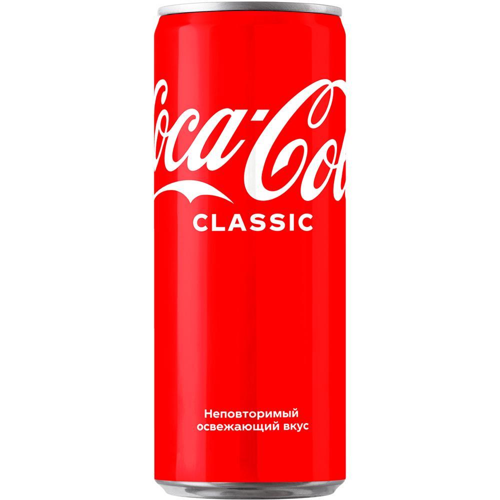 Напиток Coca-Cola газированный 330 мл., ж/б