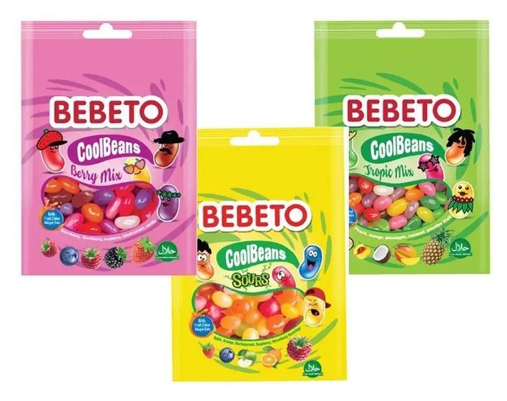 Мармелад жевательный Bebeto Cool Beans ассорти 60 гр., флоу-пак