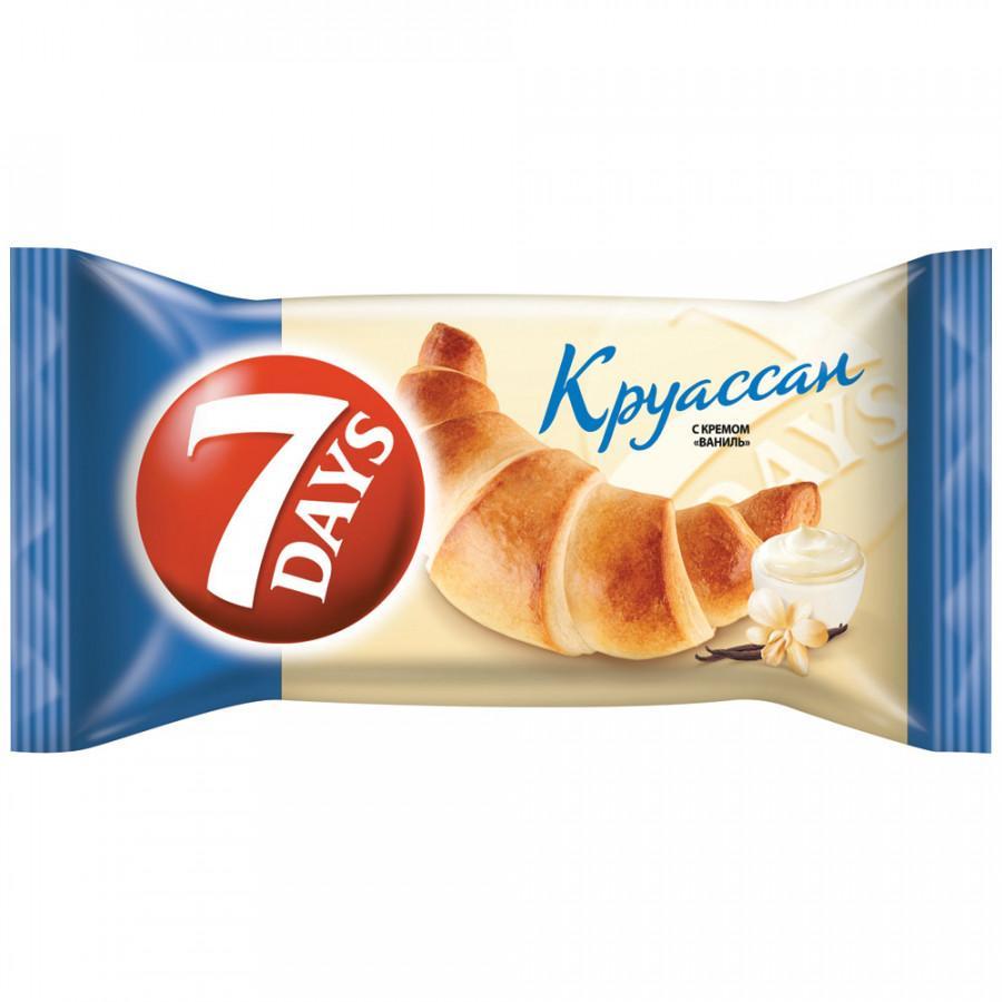Круассан 7 Days с кремом ваниль 65 гр., флоу-пак
