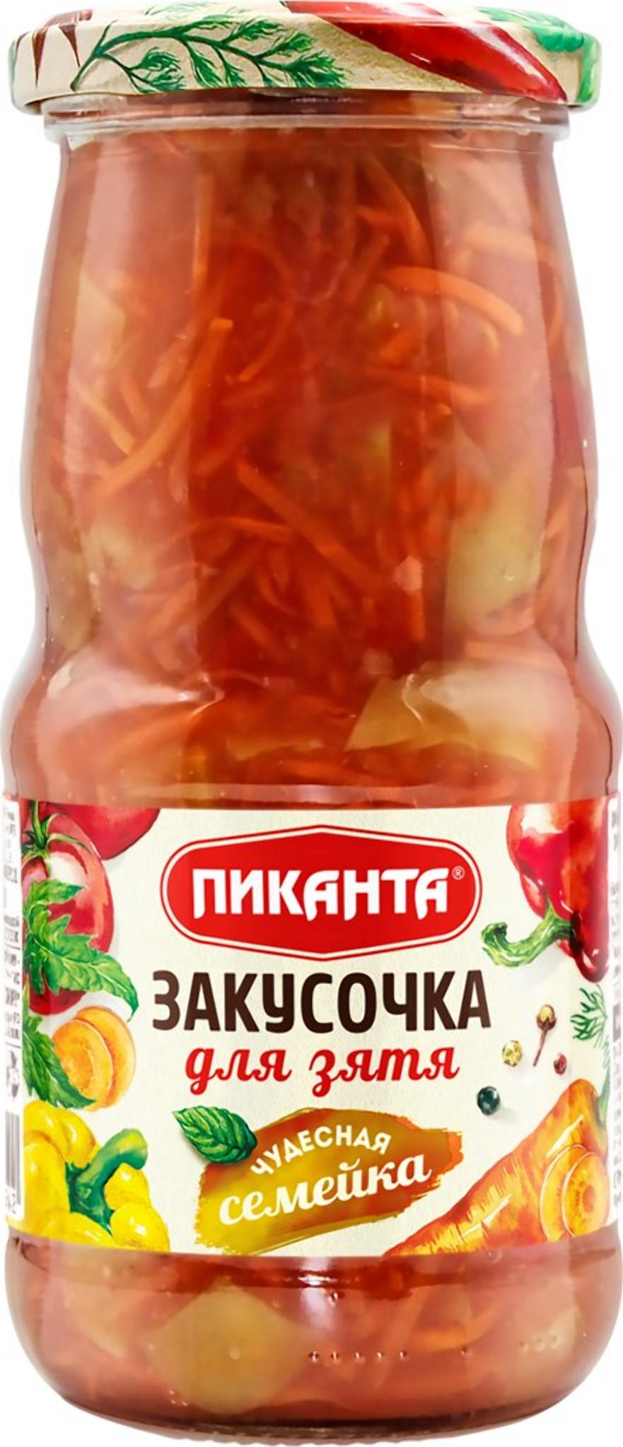 Закусочка Пиканта Для зятя 460 гр., стекло