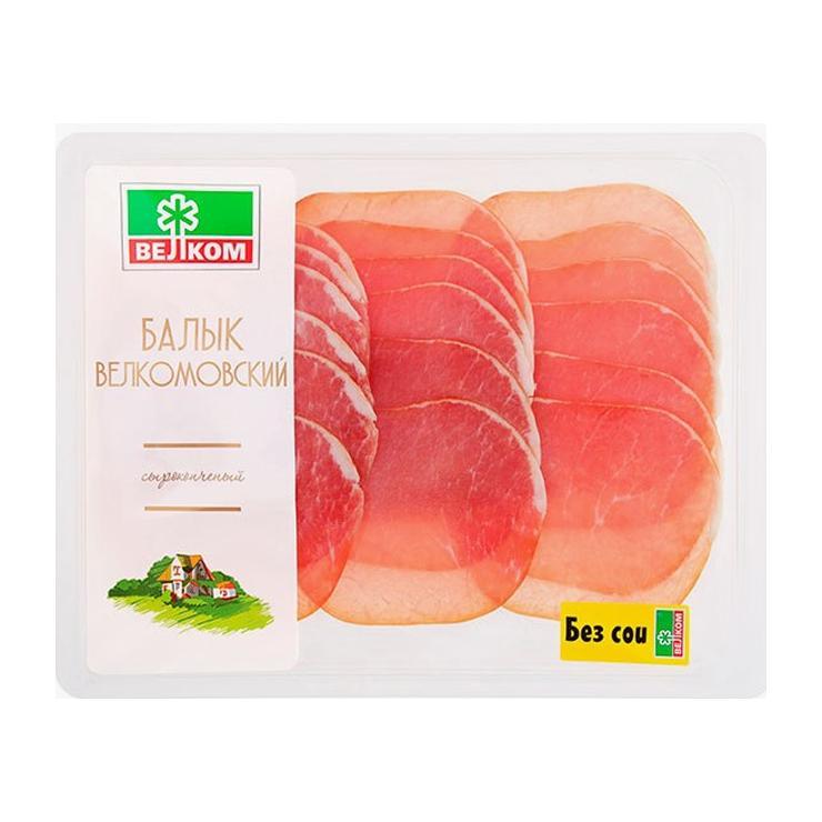 Балык Велком сырокопченый нарезка 70 гр., вакуум