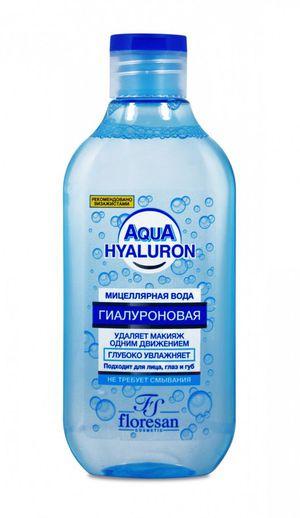 Мицеллярная вода для снятия макияжа Floresan Aqua hyaluron, 300 мл., ПЭТ