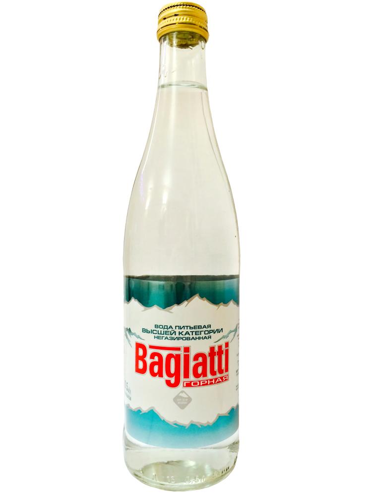 Вода Багиатти негазированная ,500 мл.,стекло