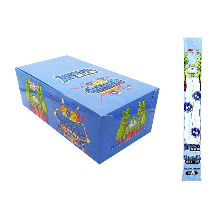 Маршмеллоу Wisichi  кислые голубика 13 гр. х 30 шт., картон