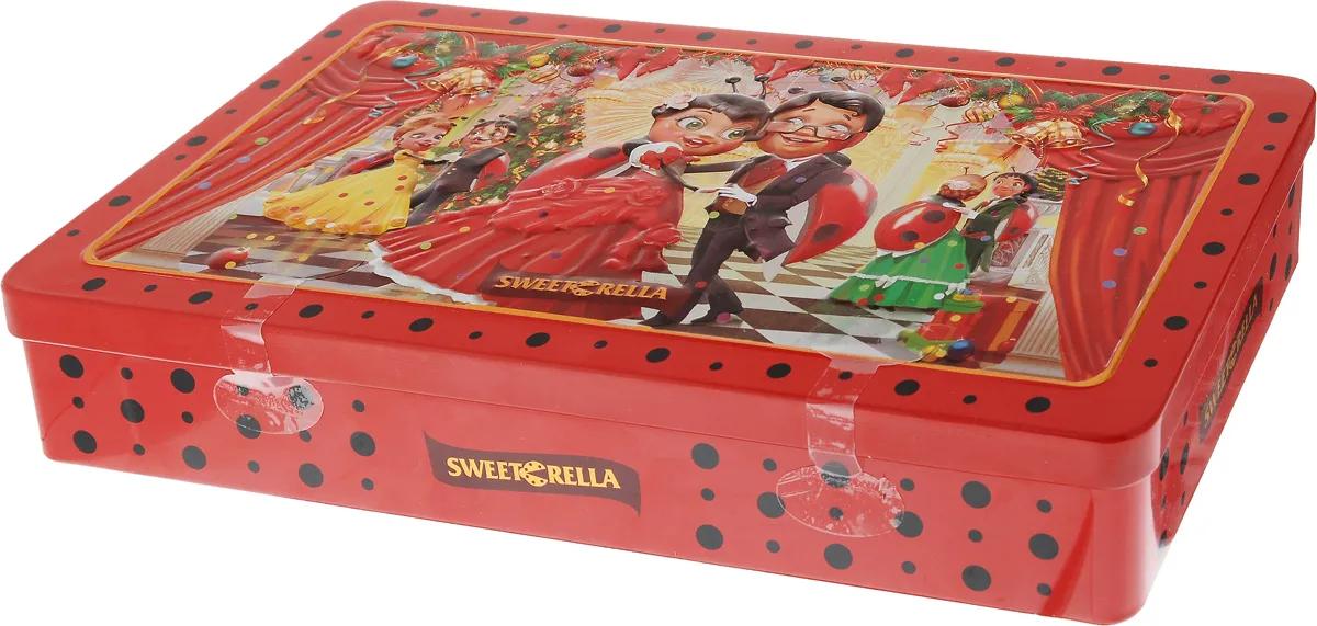 Конфеты Sweeterella, Набор шоколадных конфет Новогодний Фейерверк Новый год, 140 гр., ж/б